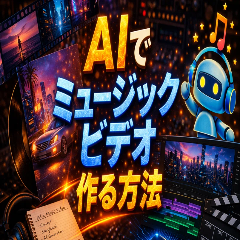 ミュージック AI AIでミュージックビデオを作る方法｜AI Music Lab｜音楽×AI×表現