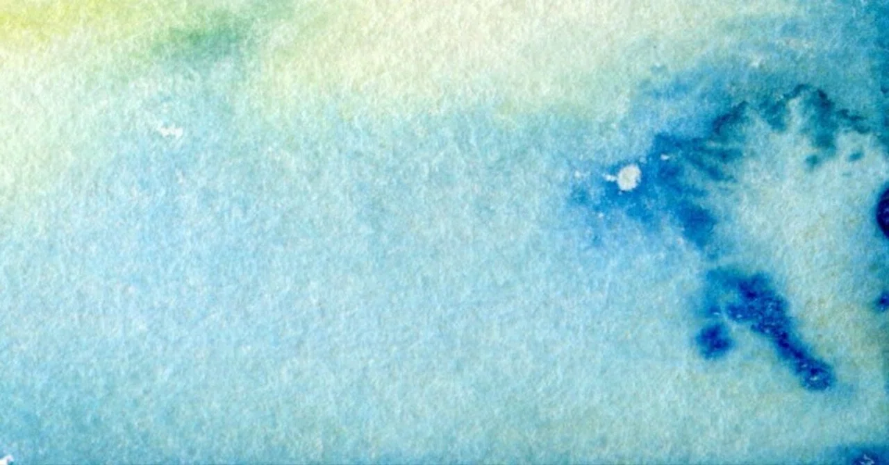 水彩画「雲行きの怪しい」