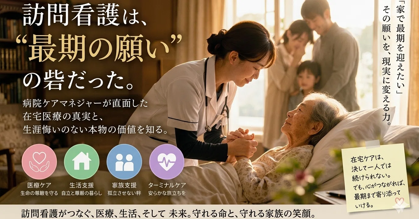 訪問看護は“最後の砦”だった——病院ケアマネが見た在宅医療の現実と