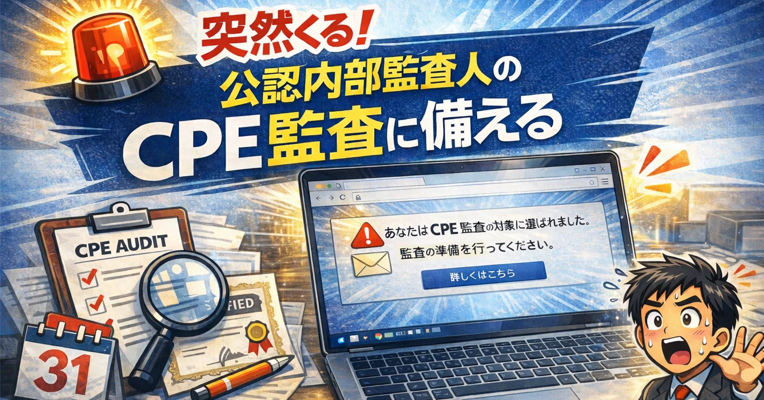 公認内部監査人(CIA)のCPE監査とは？突然選ばれたときの対処法と注意点