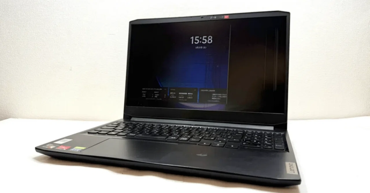 液晶画面割れもパーツ交換で解決【Lenovo IdeaPad Gaming 3】パソコン