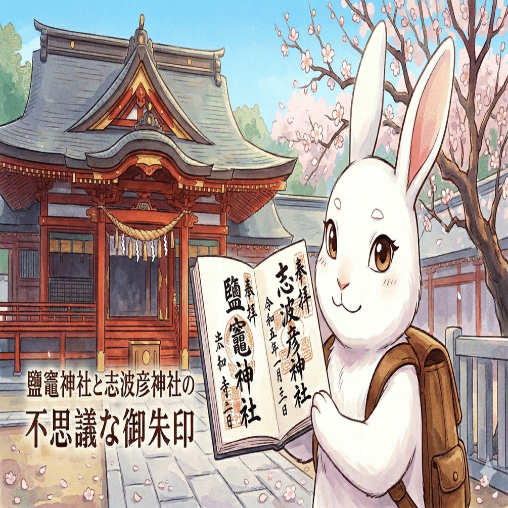 3F 【訳あり】志波彦神社・鹽竈神社 縁起色紙「欣喜延栄」親子犬 外袋付安産繁栄 宮城県・塩釜市】鹽竈神社と志波彦神社の不思議な御朱印｜いなばの白