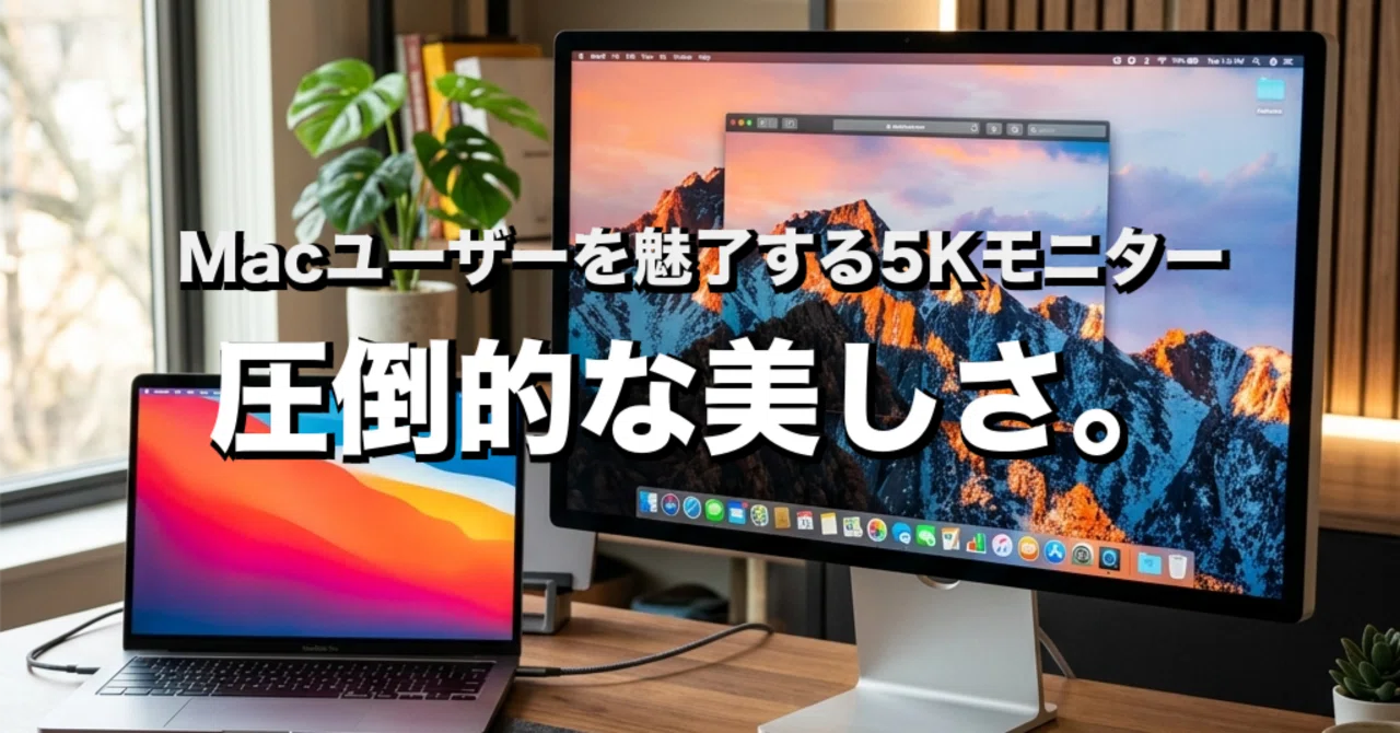 至高の5K】Macの完璧な相棒。BenQ MA270Sで作る究極のクリエイティブ 