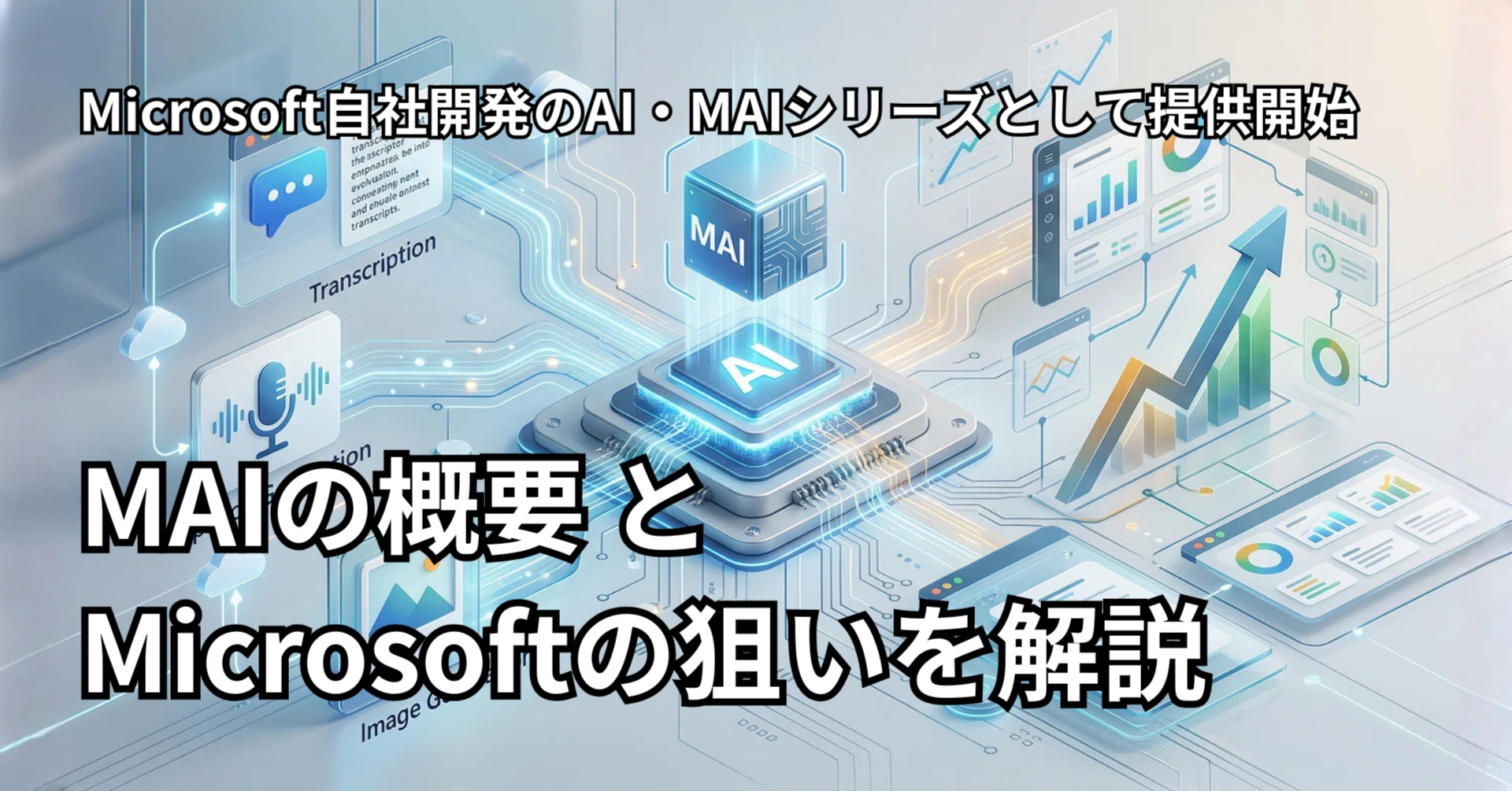 Microsoft自社開発のAI・MAIシリーズとして提供開始。MAIの概要と