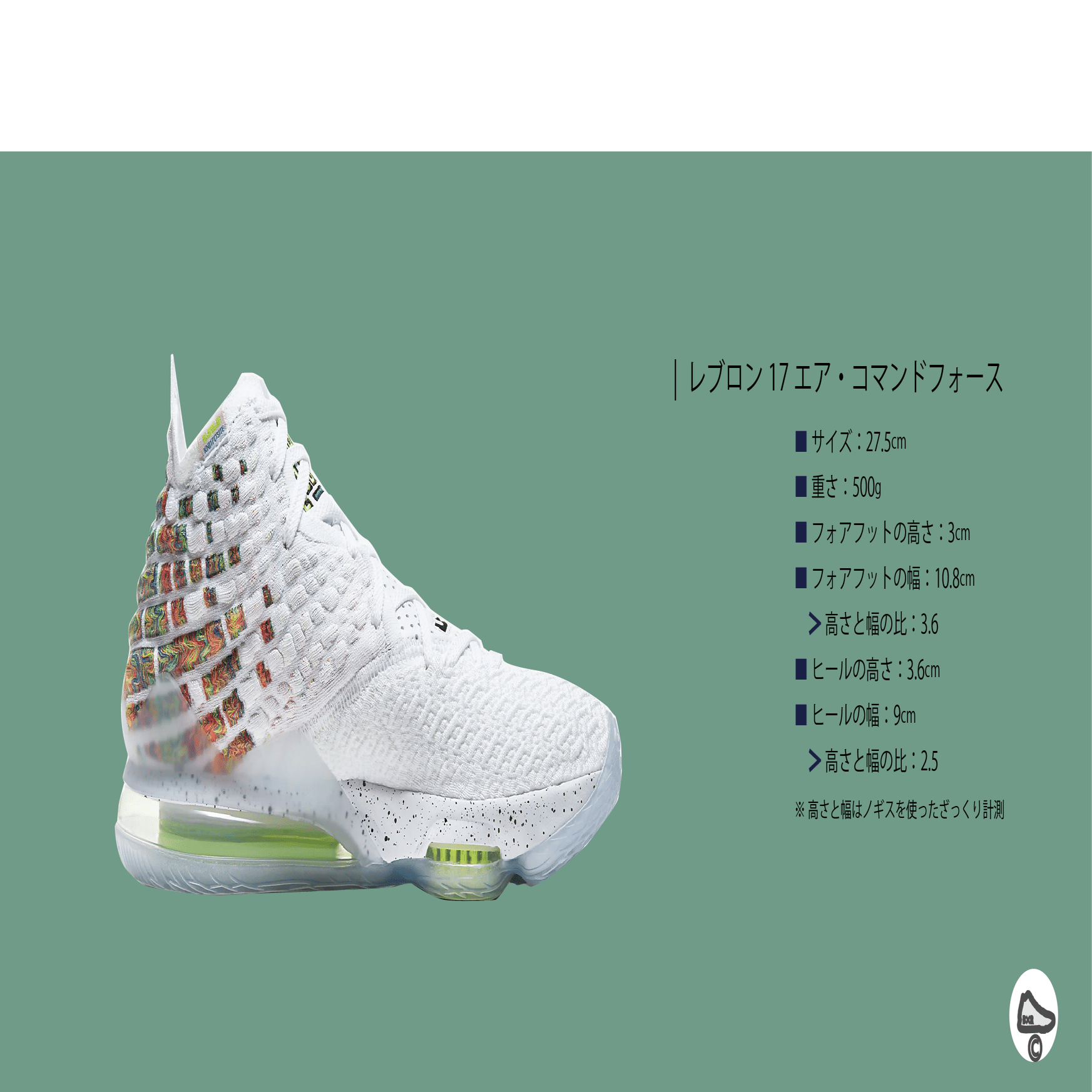 いろいろ測ったり インソールを替えたり レブロン17 コマンドフォースでランニング バッシュでランニング Basketshoes Run Note