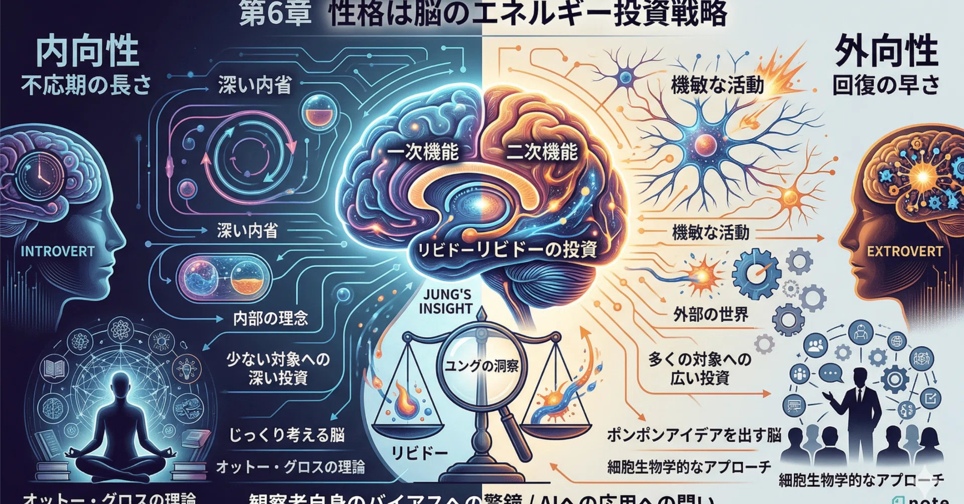 性格は脳のエネルギー投資戦略だった ── ユング『心理学的類型』第6