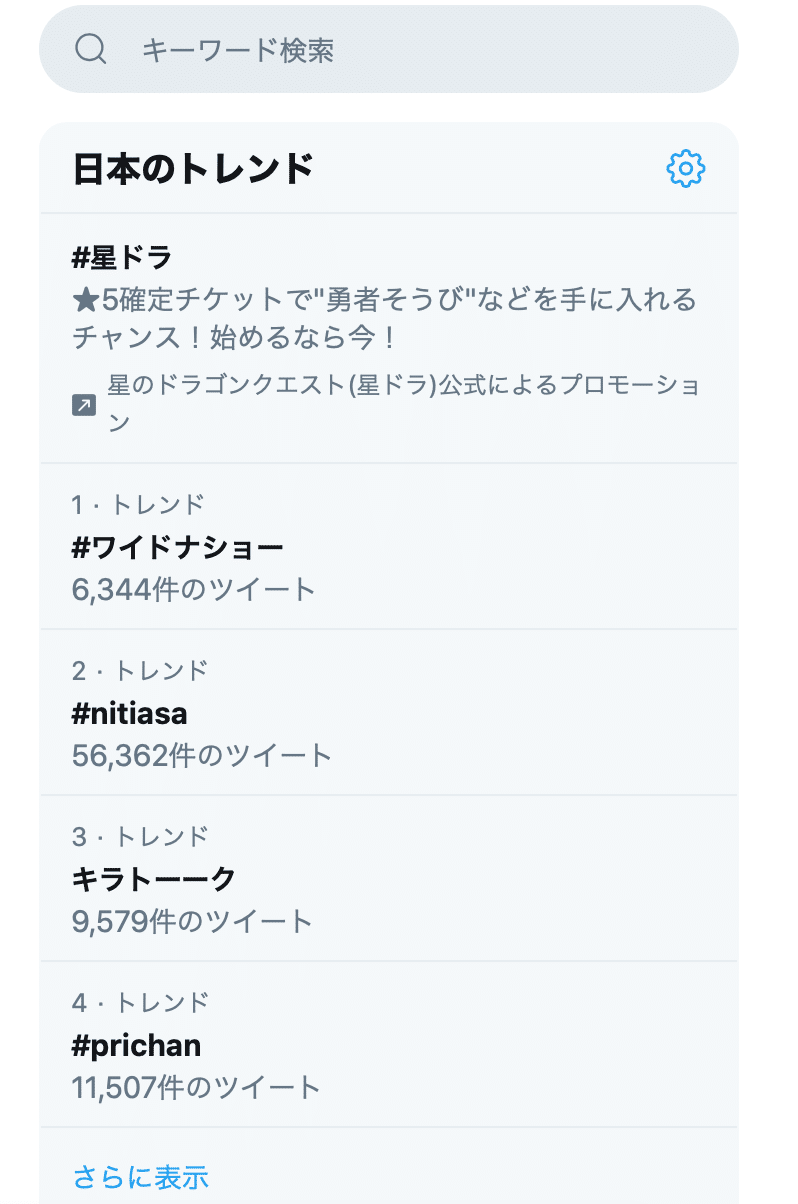 日本 の トレンド twitter