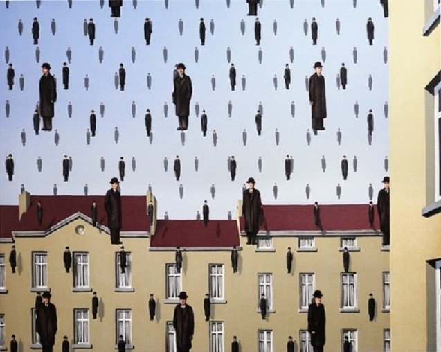 rene-magritte-golconda ルネ・マグリット　ゴルコンダ 1 (2)