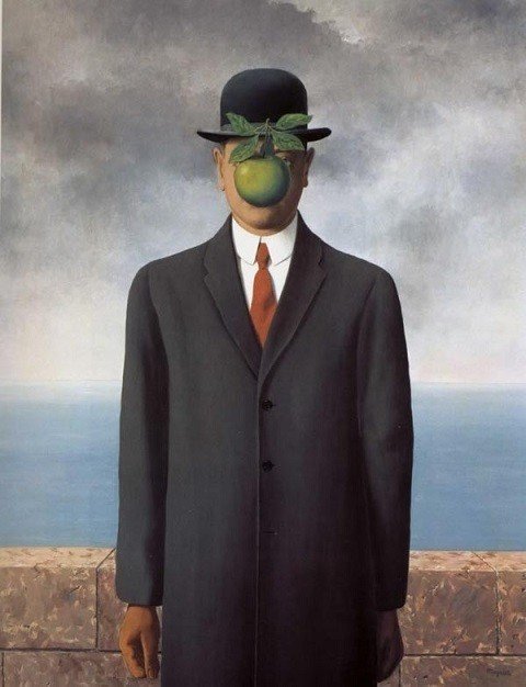 人の子 The Son of Man ルネ・マグリット　Magritte