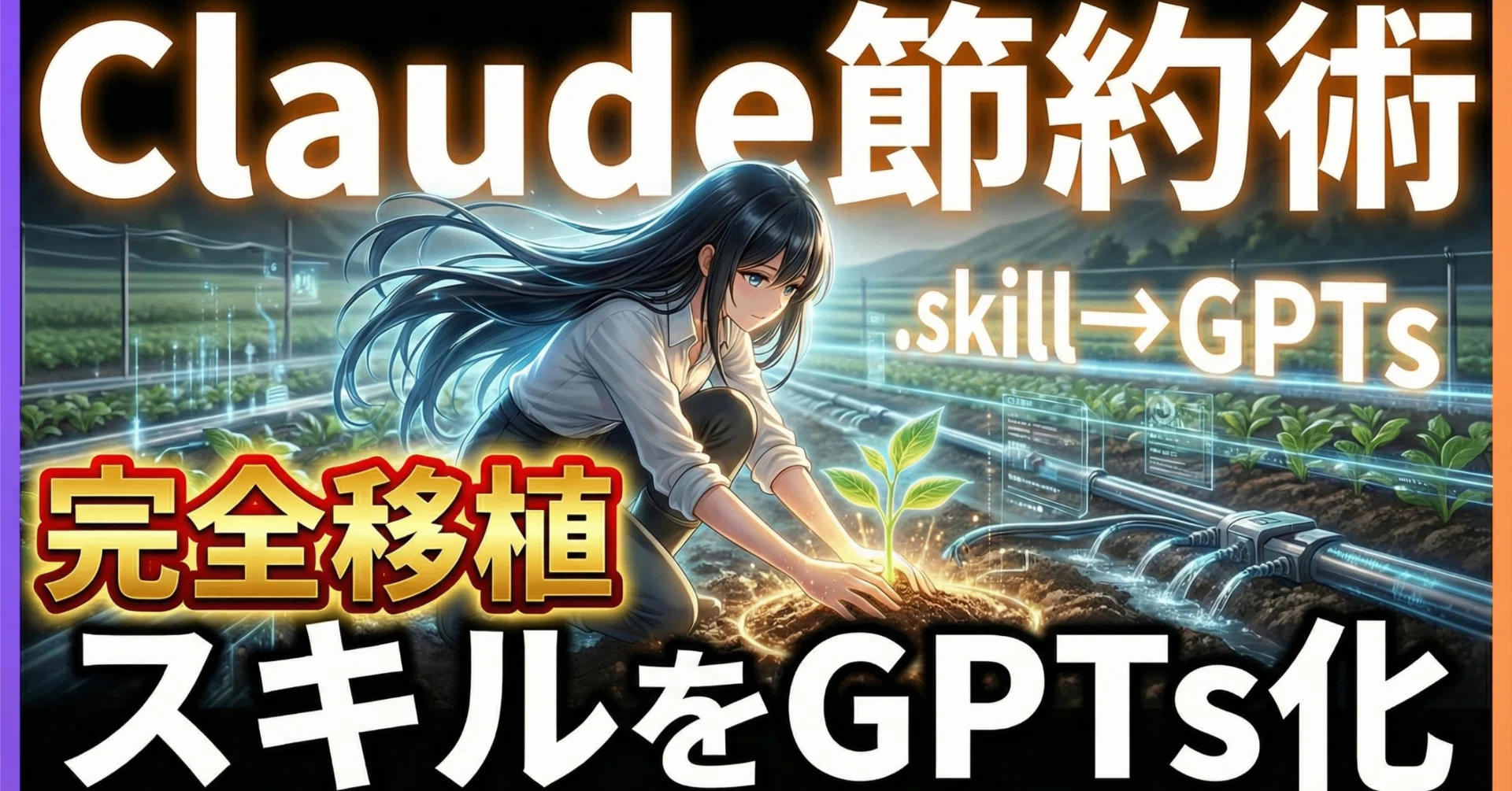 ClaudeのSkillsをChatGPTのMyGPTsへ移植する方法を徹底解説！トークン