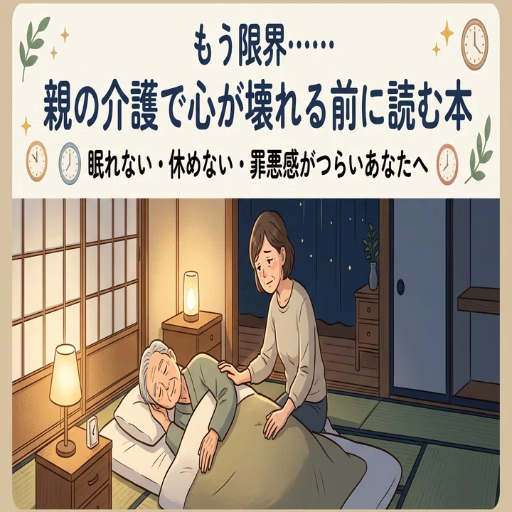 もう限界……親の介護で心が壊れる前に読む本｜眠れない・休めない・罪悪