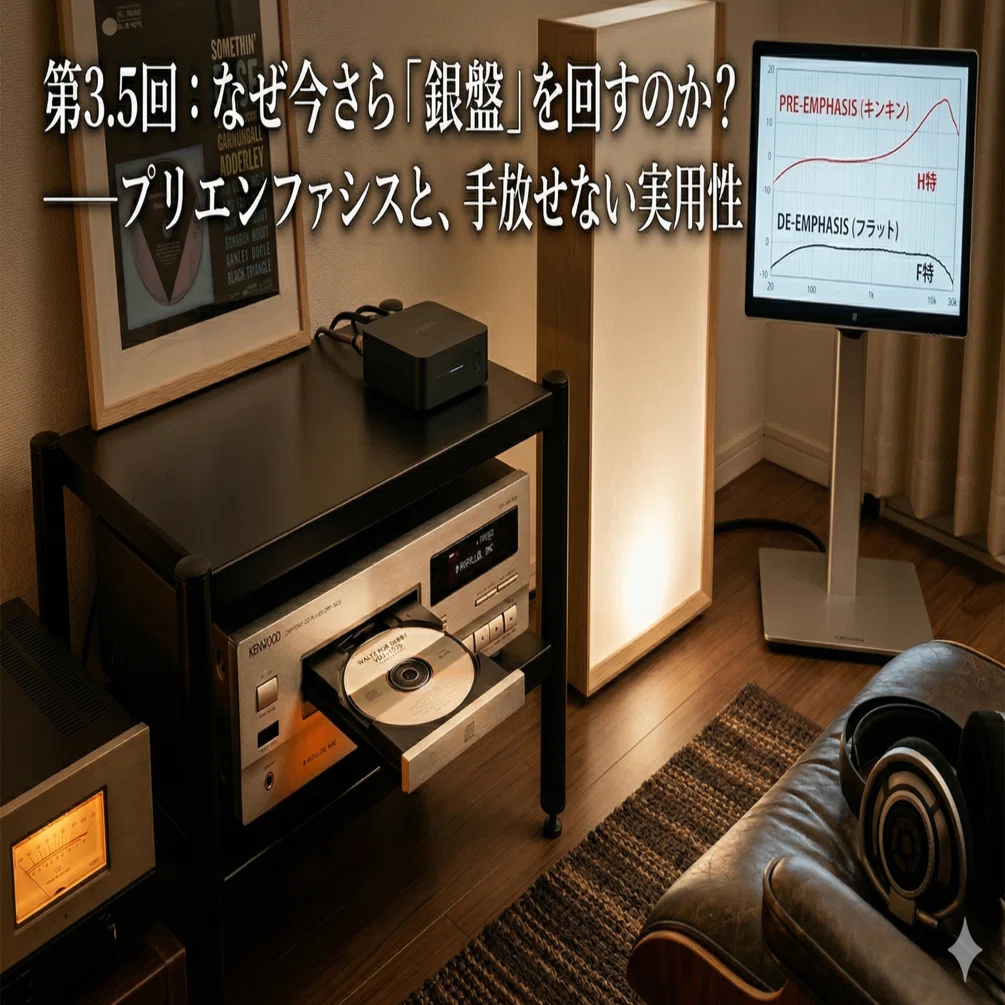 第3.5回：なぜ今さら「銀盤」を回すのか？ ――プリエンファシスと