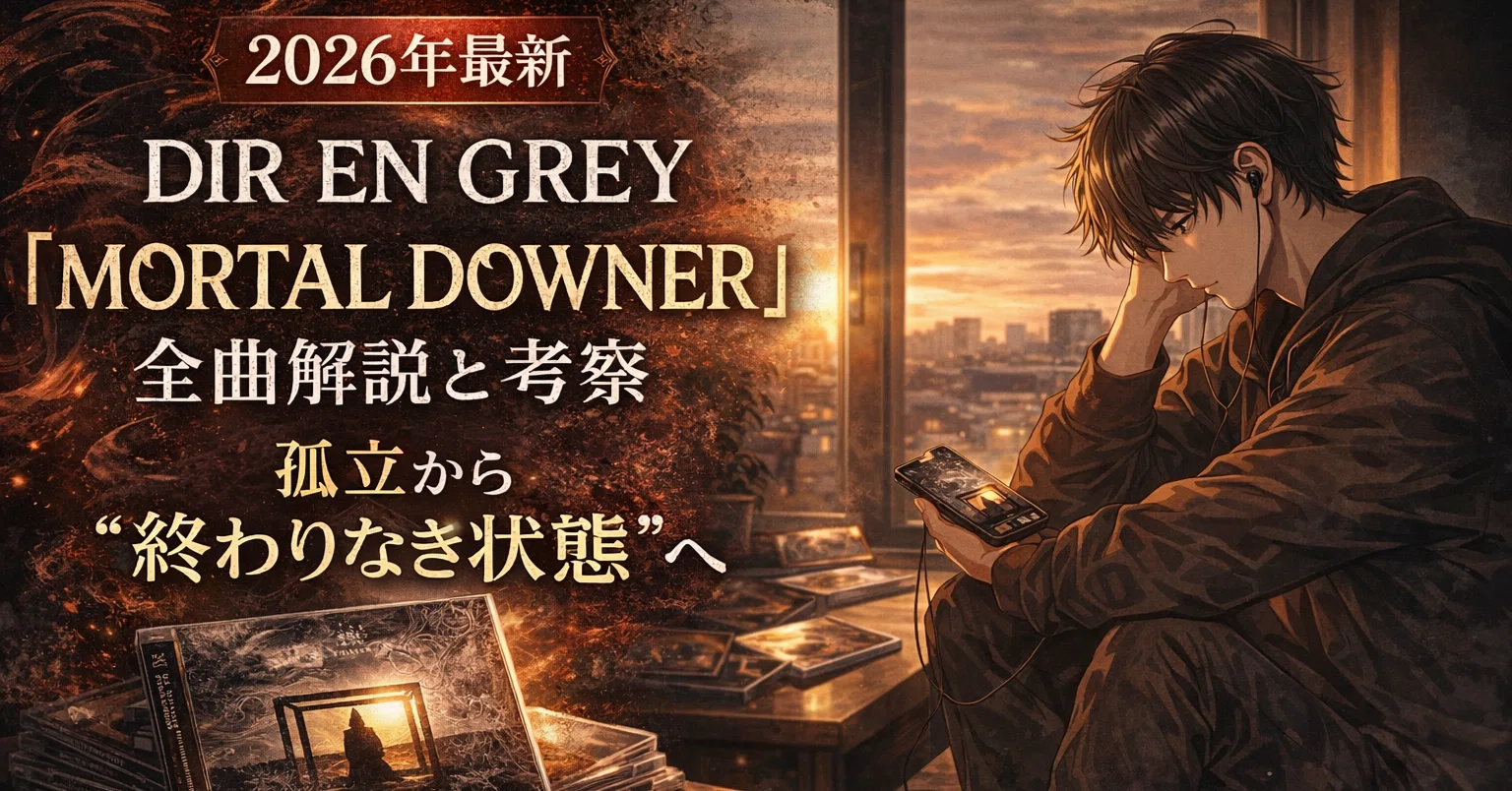 2026年最新】DIR EN GREY『MORTAL DOWNER』全曲解説と考察｜孤立から