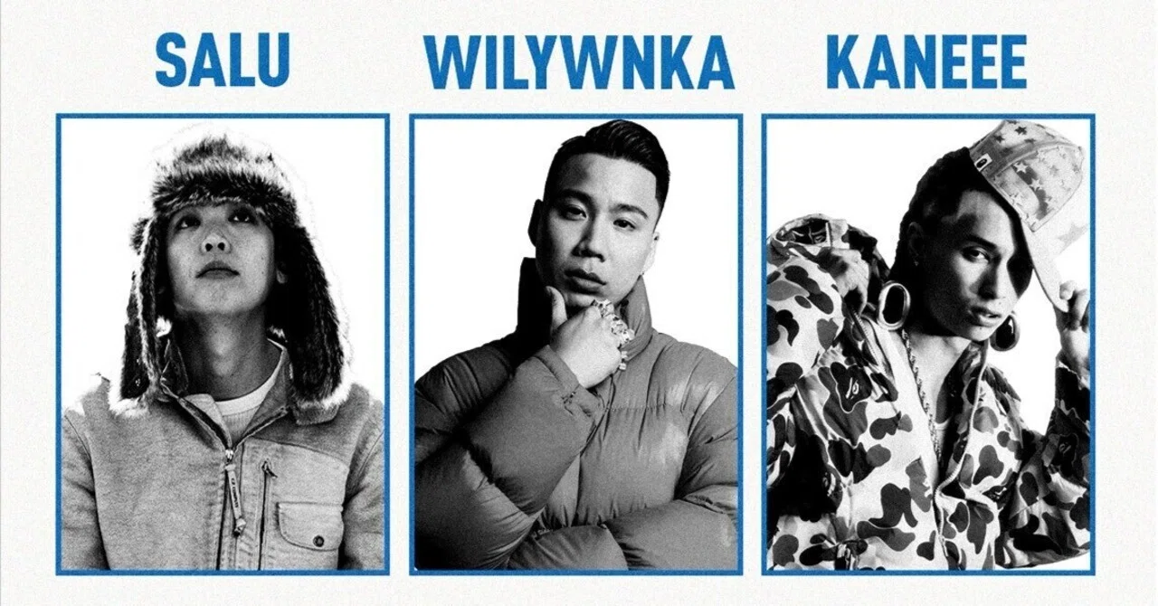 WILYWNKA、Kaneee、SALU、バンドセットによるスリーマン・イベント
