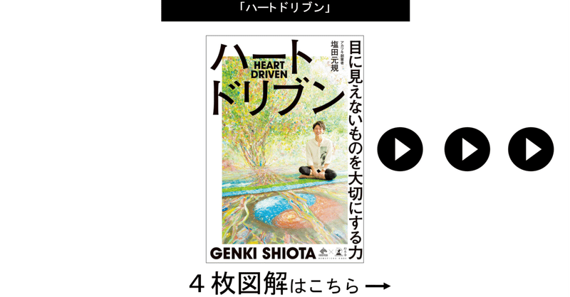 『ハートドリブン 目に見えないものを大切にする力』（４枚図解）