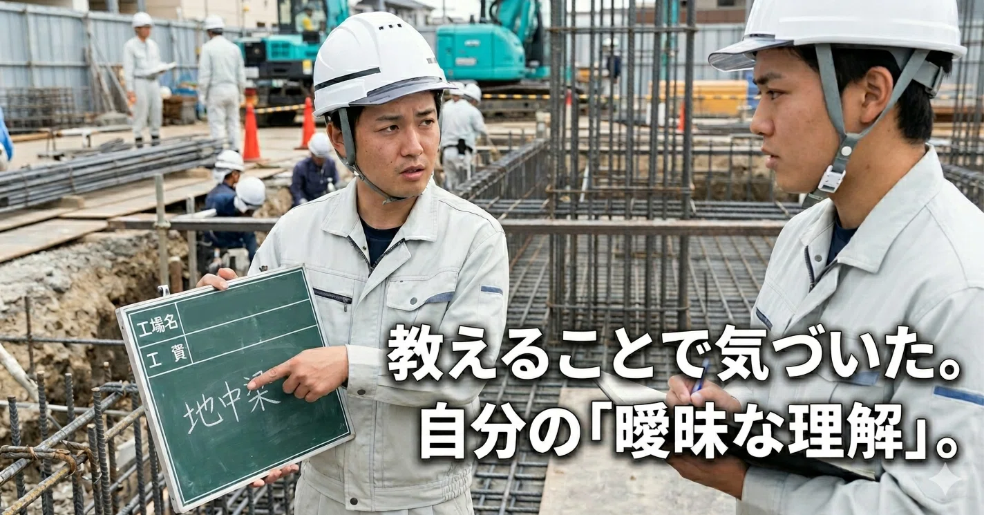 後輩に教えようとして気づいた。「自分、わかってなかった」｜けーじ 