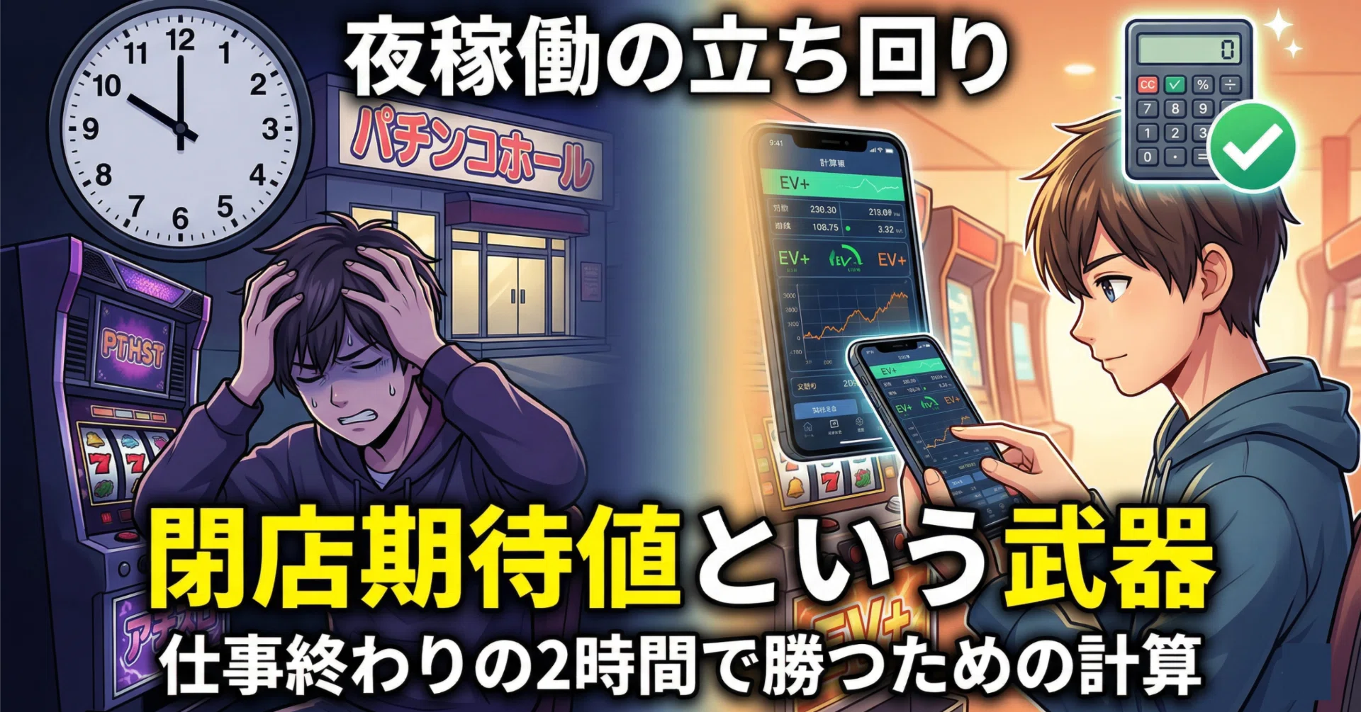 仕事終わりの2時間で勝つための「閉店期待値」という計算｜のりへい 