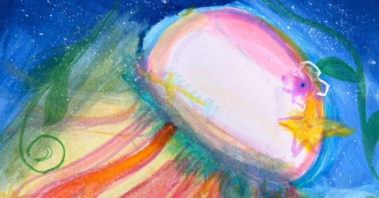 芸術は、爆発だー！新学期は、嫌だー！～不登校長女が、8枚の絵で