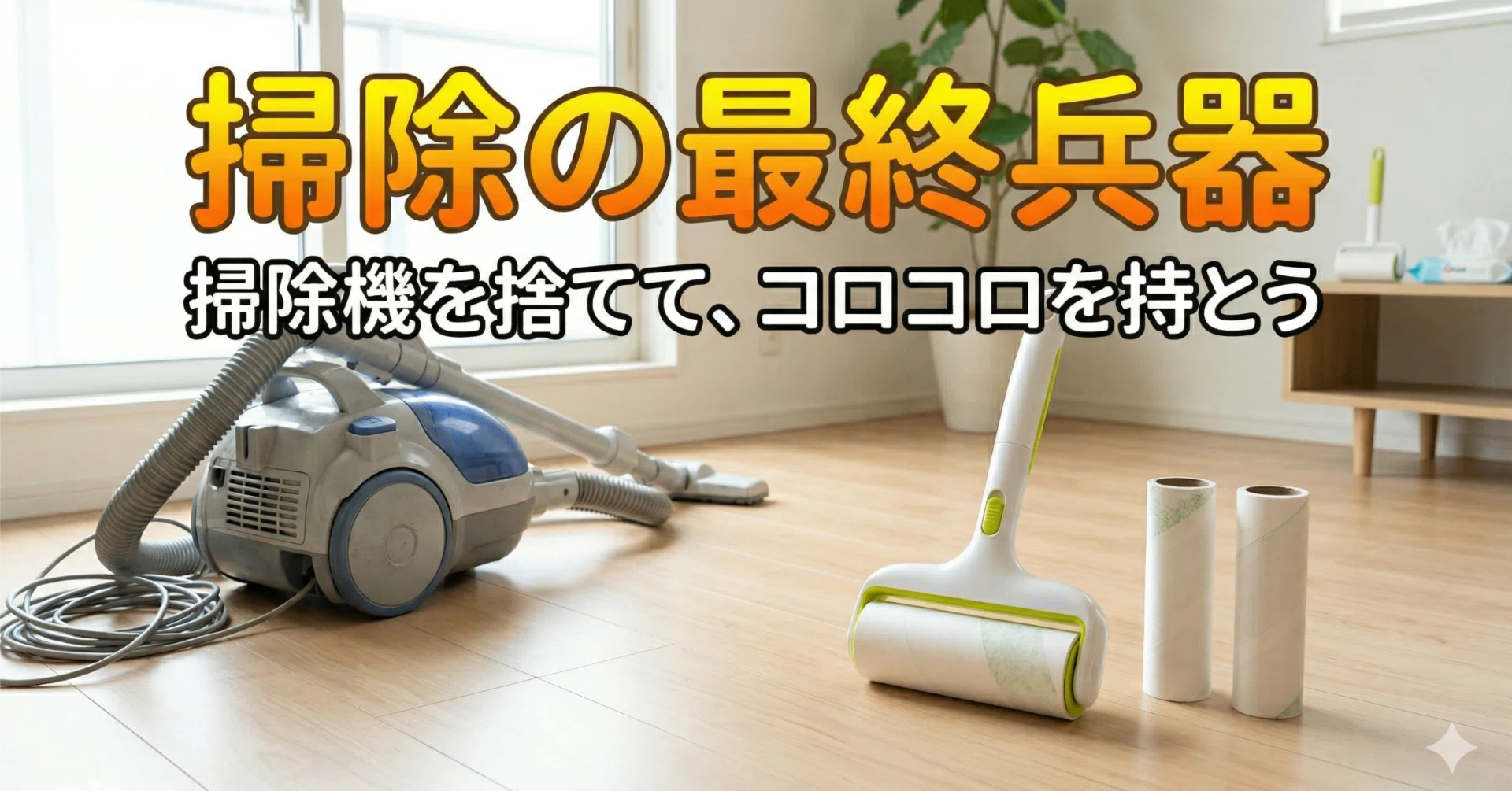 掃除機という「手のかかる同居人」をリストラした話｜Teo lab