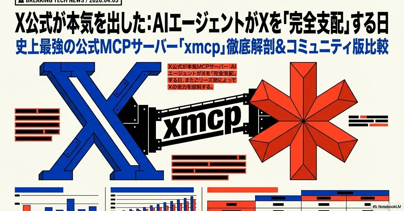 X公式がMCPサーバー「xmcp」をGitHub公開！ Claude Codeとの連携でAI