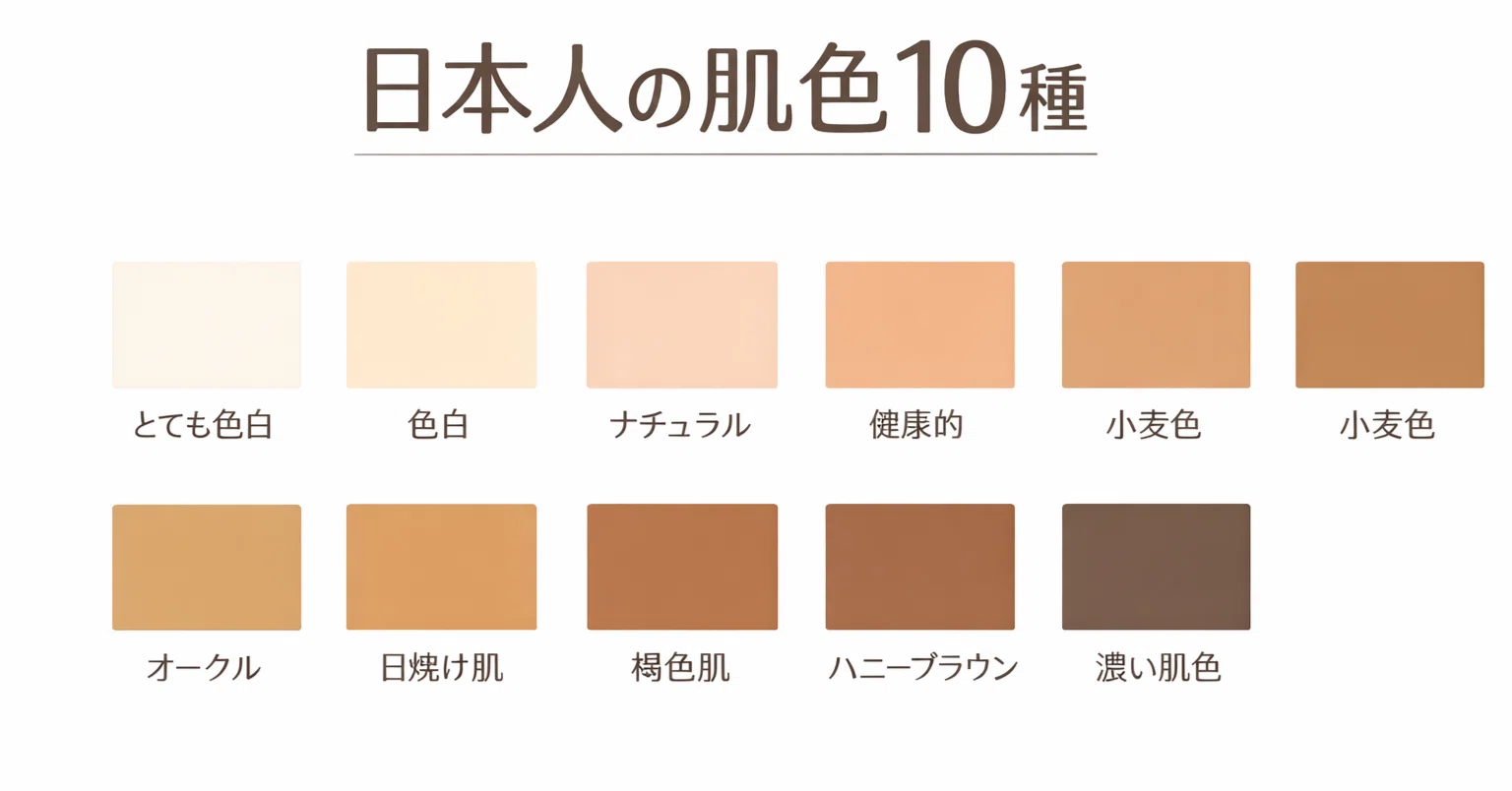 日本 人 の 肌 の 色