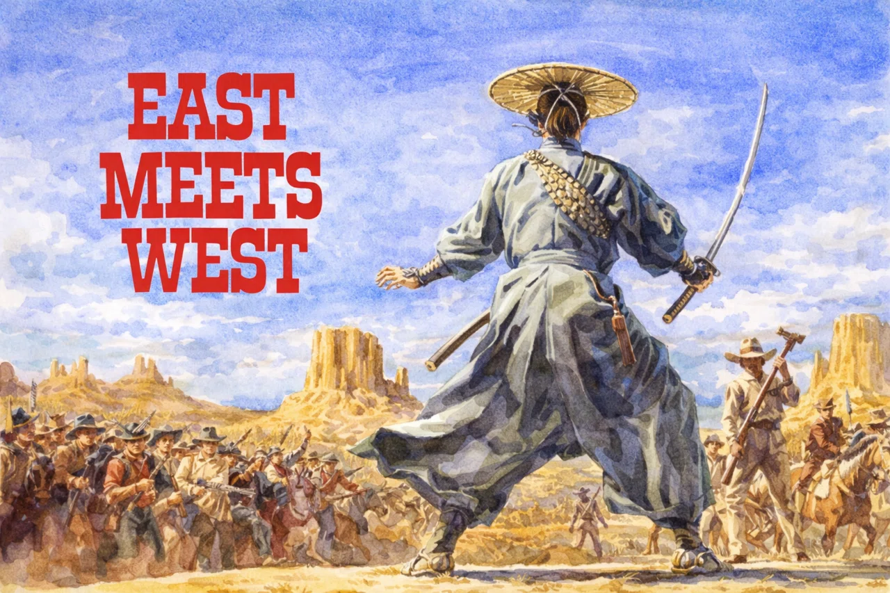 the old west 西部開拓時代 ビンテージ 映画 幕末の侍と西部開拓時代のアメリカを描く映画｜はら@しばわんこ