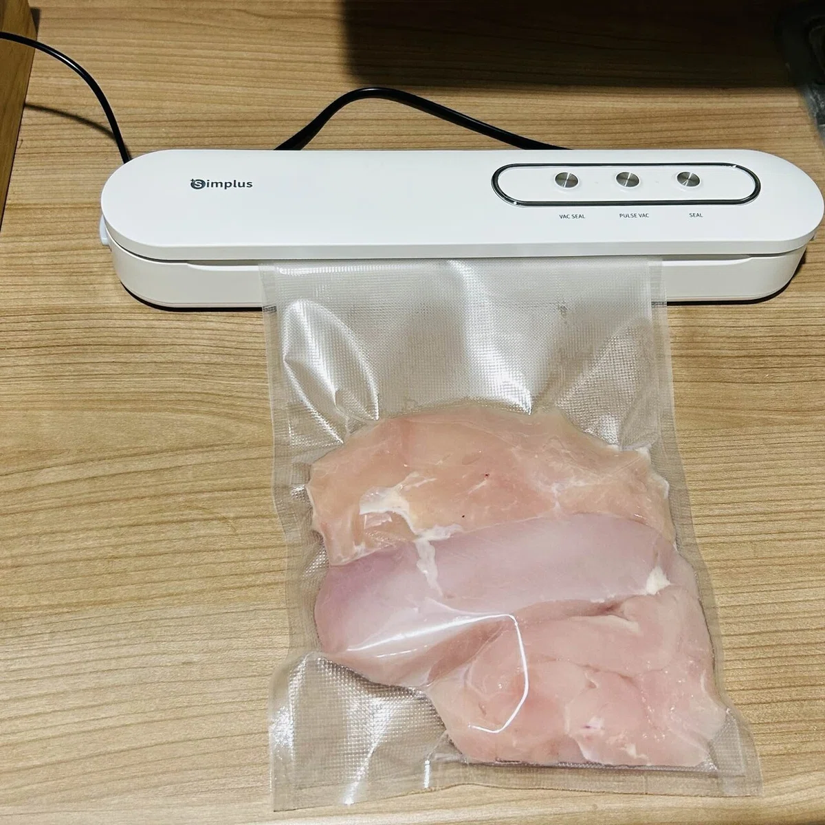 真空パック中の様子