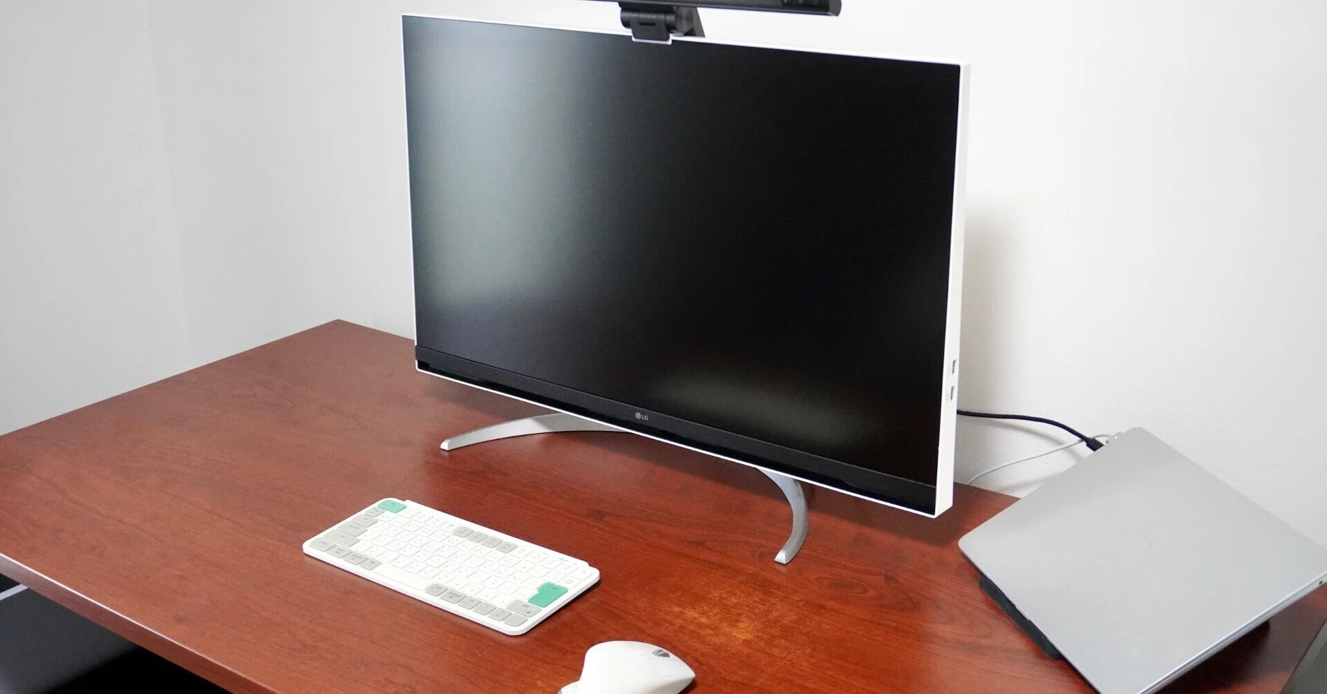 The LG 4K 32-inch monitor 
