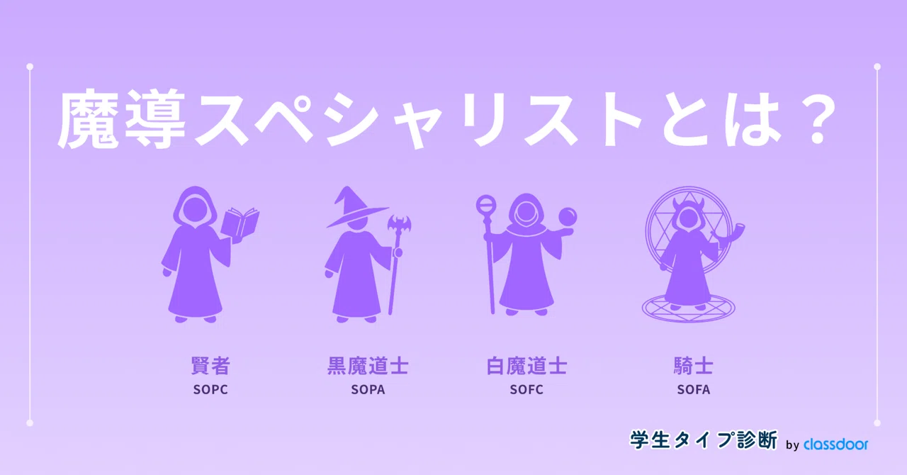 [Student Type Diagnosis] What is a Magic Specialist? Explaining the 4 ...