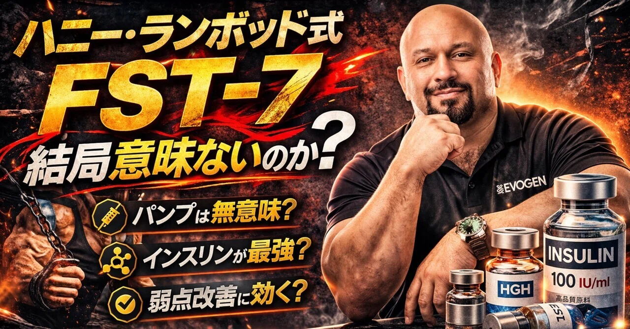 FST-7は本当に意味があるのか？パンプ、血流、弱点部位改善の本質を再整理する｜筋肥大研究所 | Muscle Lab