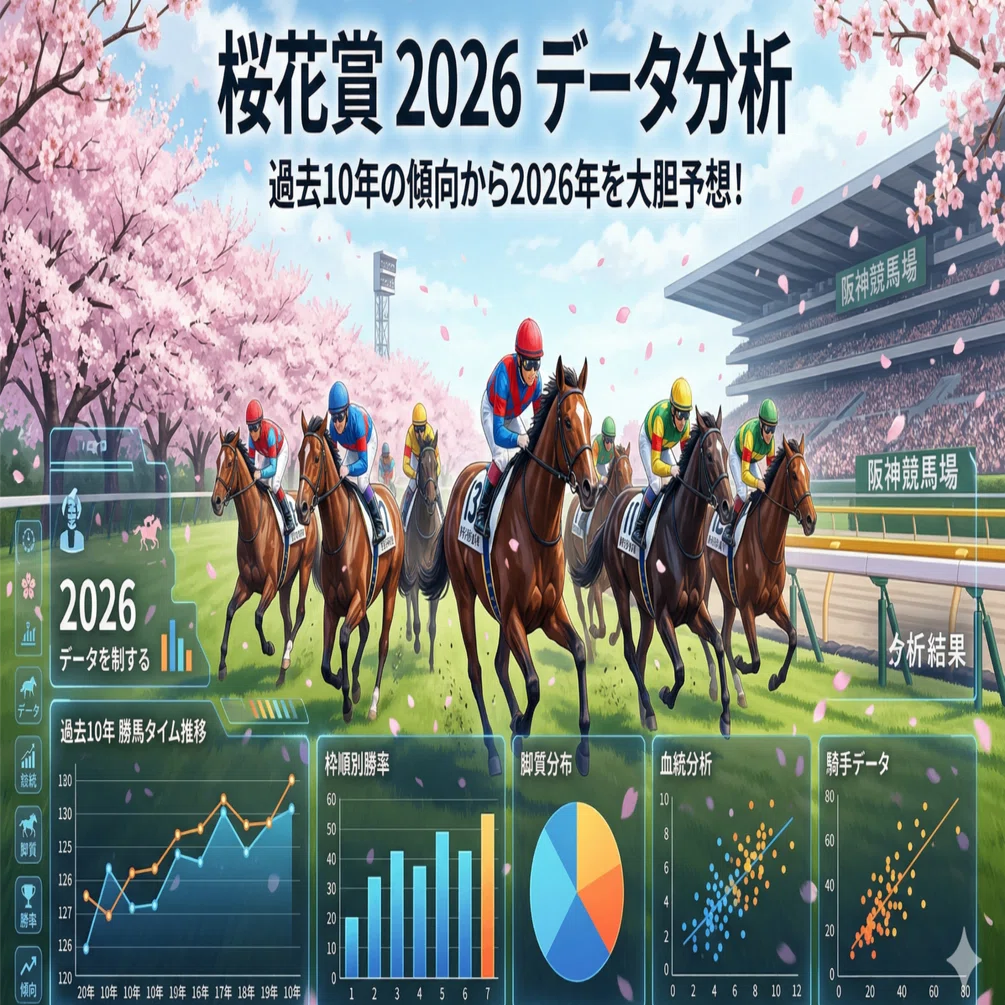 桜花賞2026 データ分析｜1番人気・単勝回収率16%の罠と、2番人気が単回