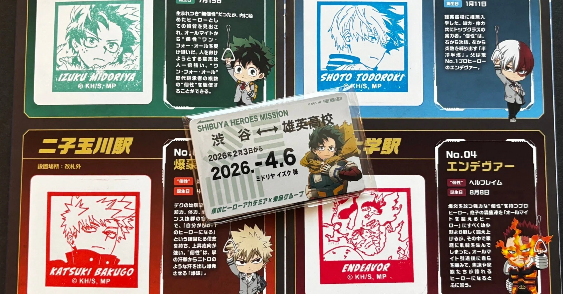 スタンプラリーを詳しく語る（ヒロアカ編）高河｜高河ゆん