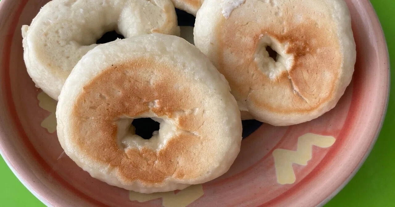 Half-and-Half Bread Flour and Rice Flour Bagels｜Caetlabo