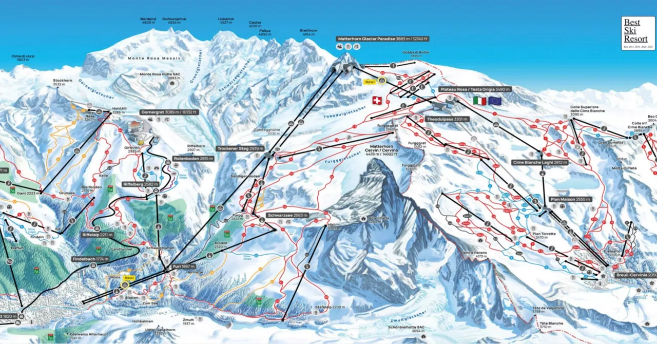 Zermatt欧州Ikon旅