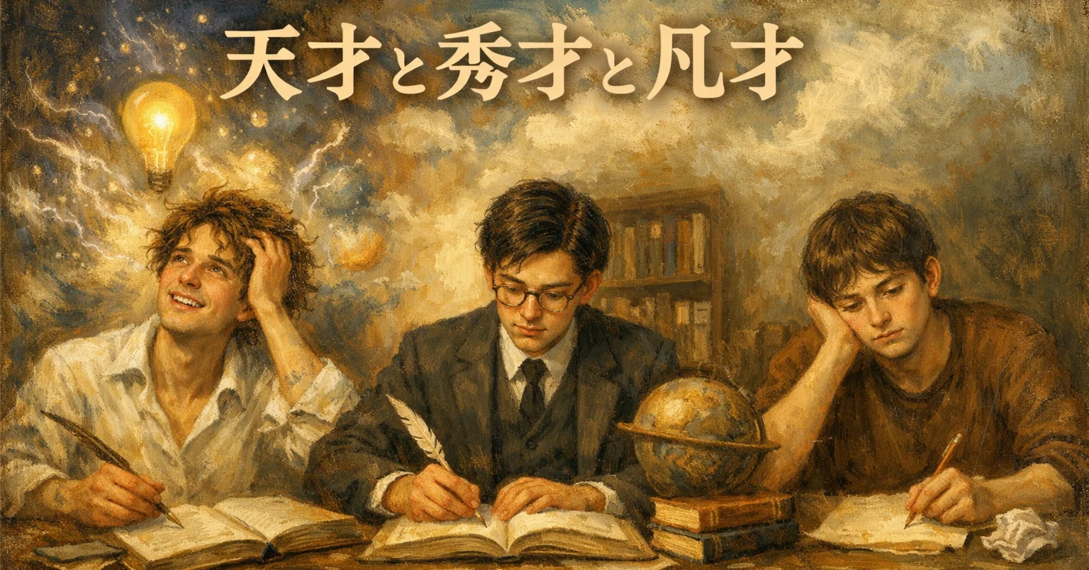 天才 と 秀才 の 違い