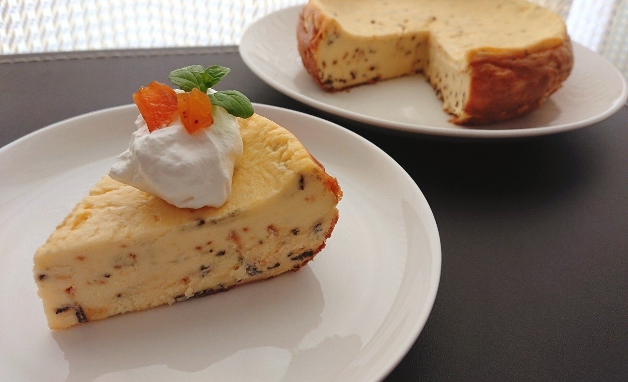 今日のおやつ 紅茶のベイクドチーズケーキ もち Note 今日のおやつ 紅茶のベイクドチーズケーキ もち Note