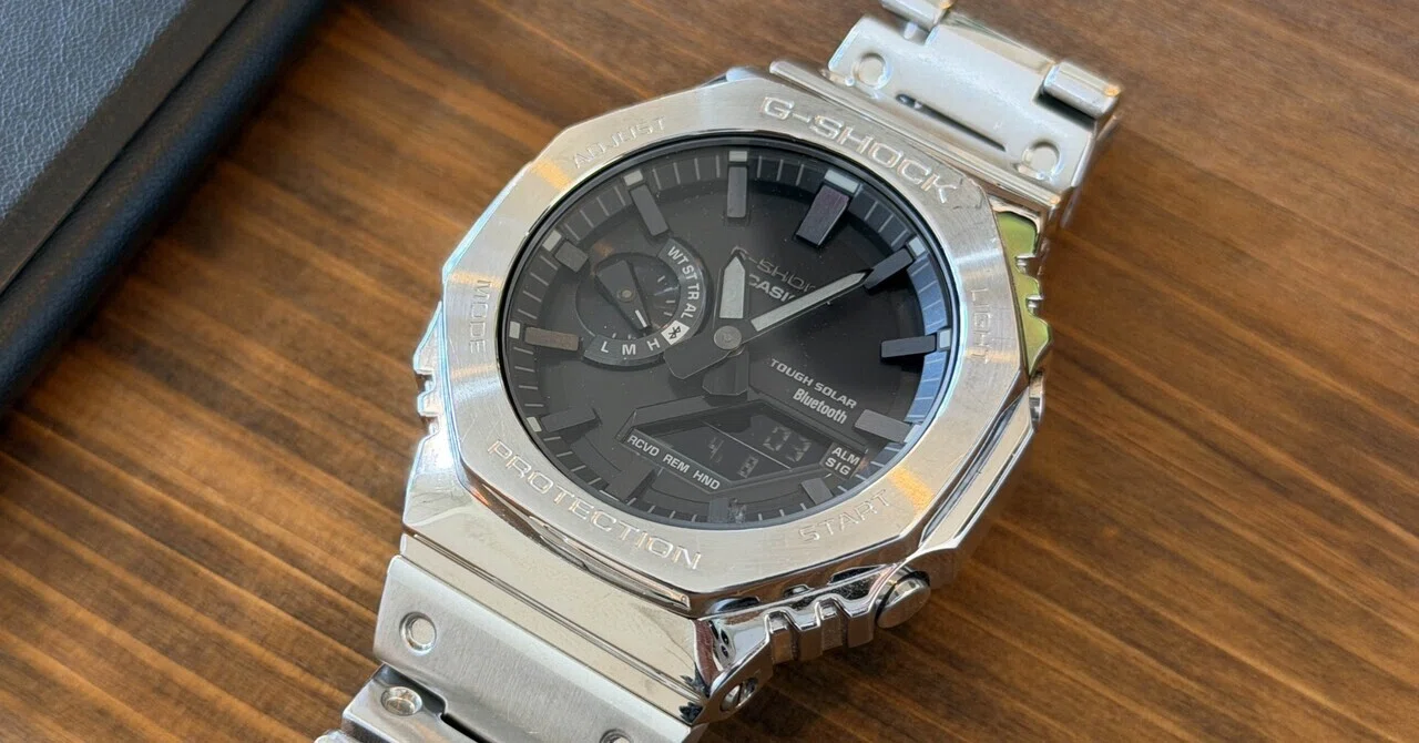 正直レビュー】G-SHOCK GM-B2100(フルメタル カシオーク)買ってみた