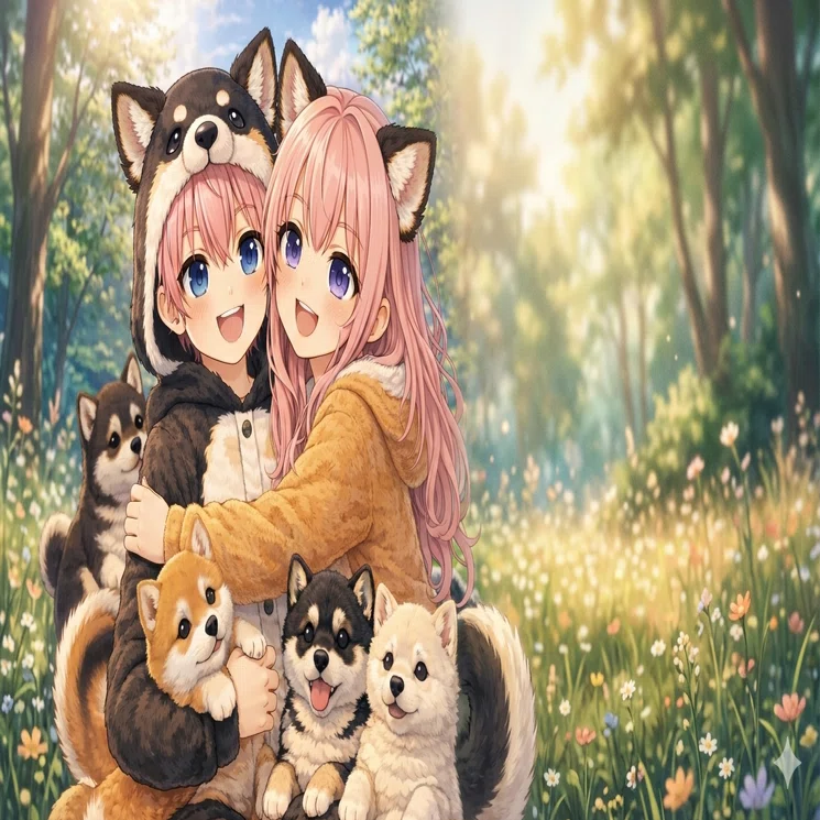 今日は4(し)月8(ば)日＝柴犬の日｜りゅか