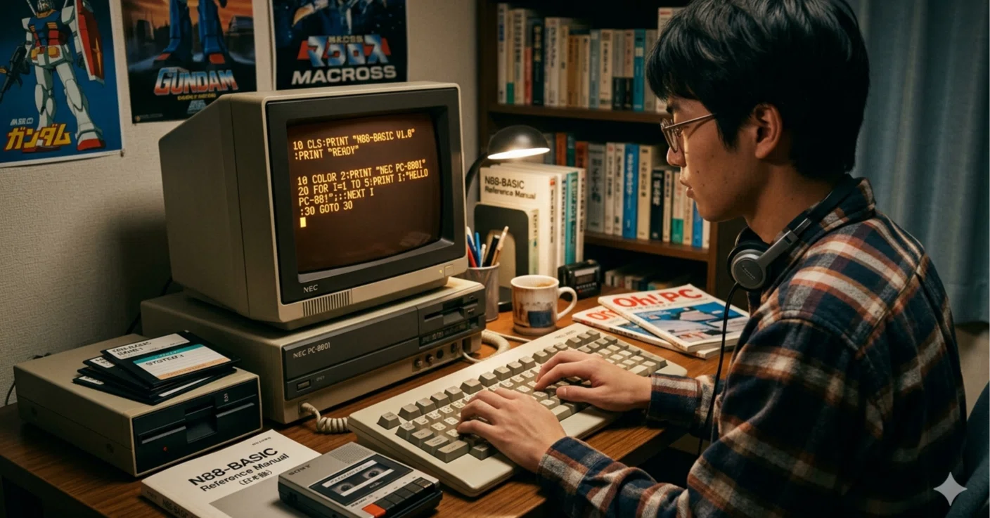 💾 NEC PCの魂を支えた言語：N88-BASIC徹底解説！ROMからMS-DOSまで