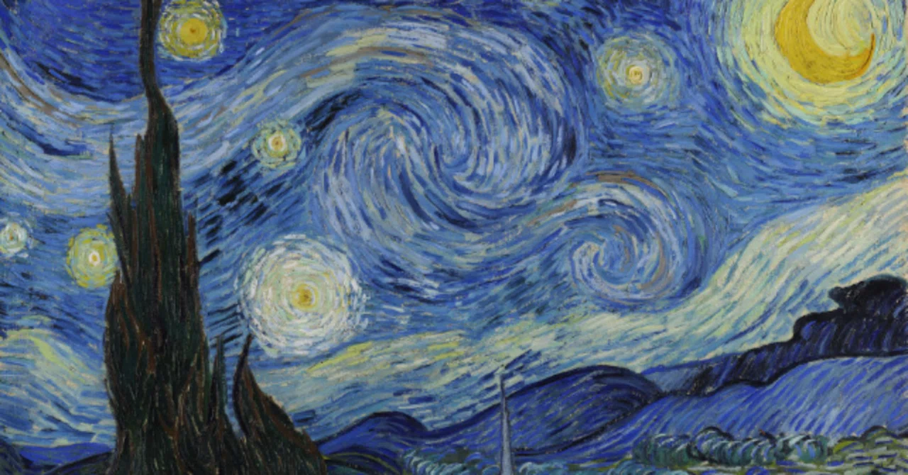 Pythonから眺める絵画①ーゴッホの『星月夜』からー｜おざわ ようこ