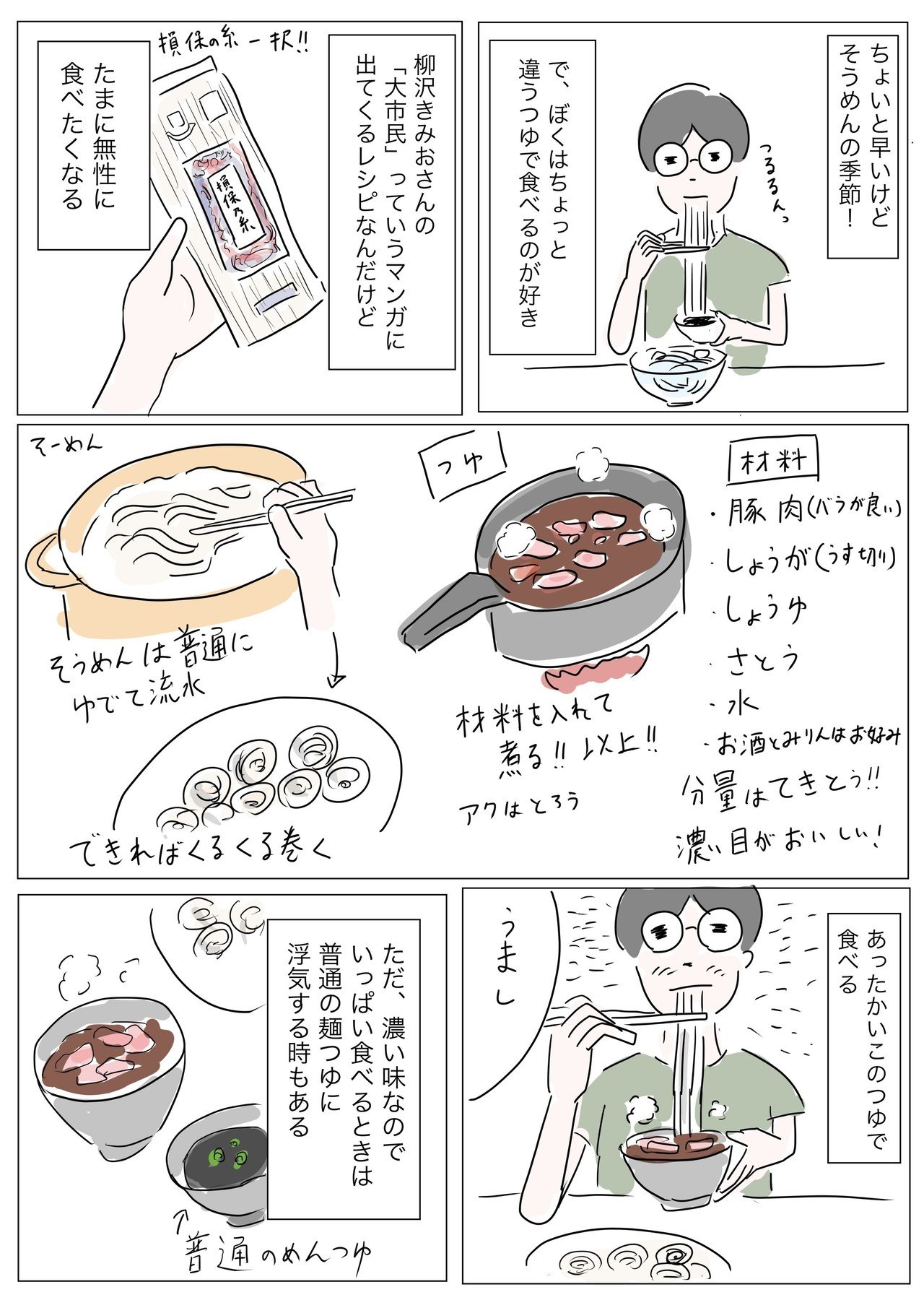 おすすめのそうめんの食べ方 まるいがんも Note