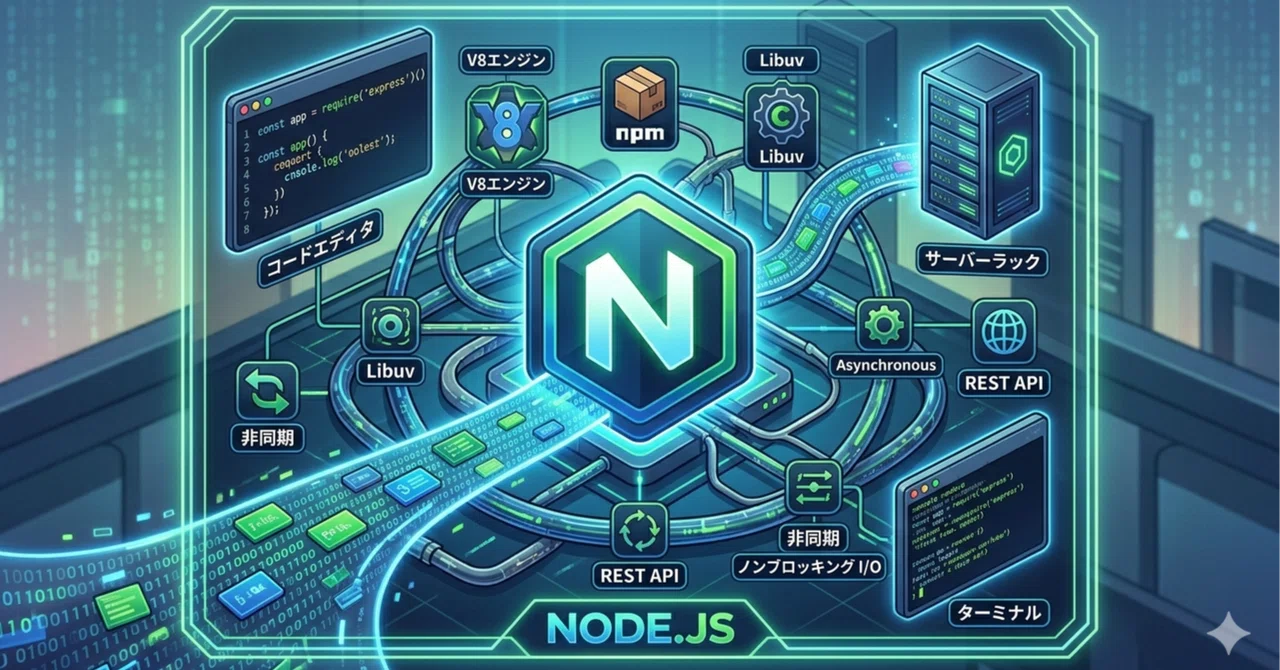 🚀 JavaScriptの常識を覆す革命児!Node.jsの世界へようこそ|mk_pr_12
