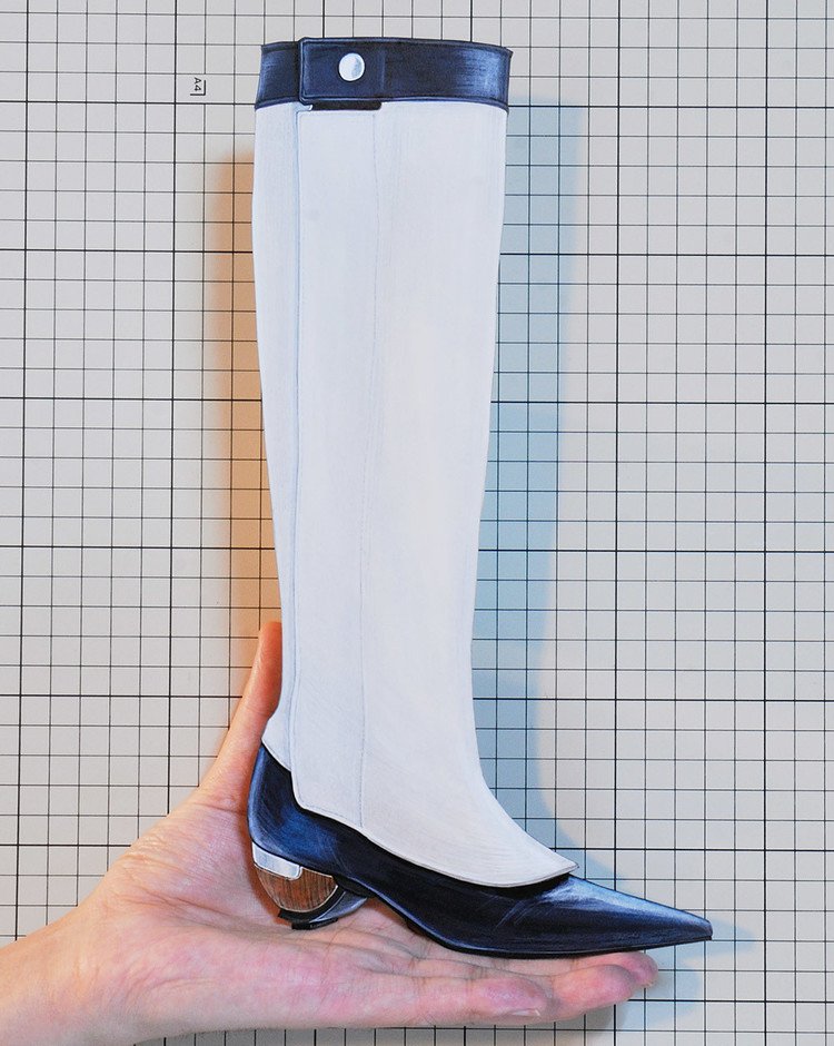 Shoes：00475 “MARNI” Sculptural Heel Boot（FW2016）