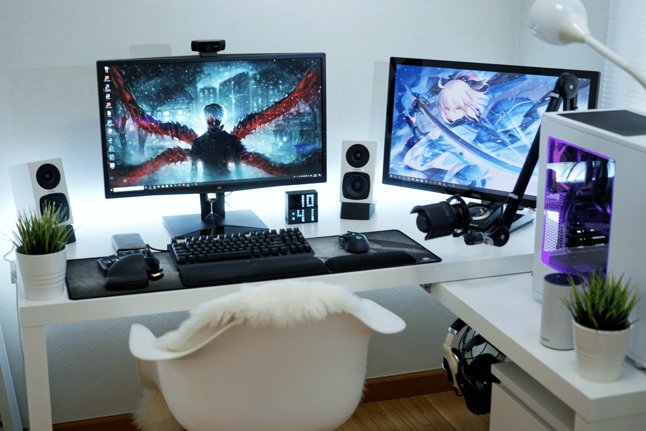 【デスク以外全て受渡決まりました】モニターとパソコンデスク デスクセットアップに9年と数百万円をかけたデスク廃人が、最後に
