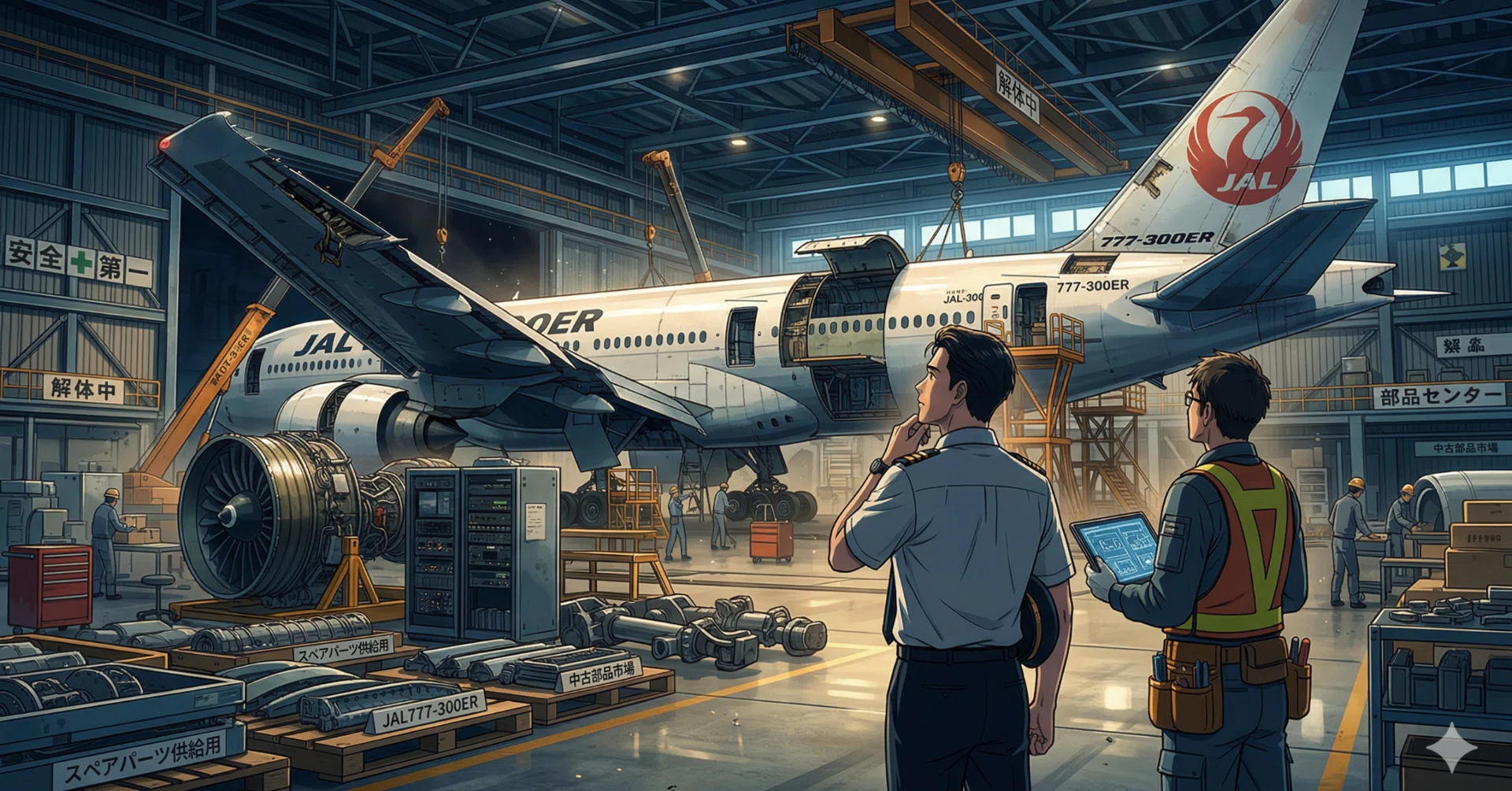 航空業界の深層】JAL退役機「777-300ER」解体から読み解く、新造機遅延