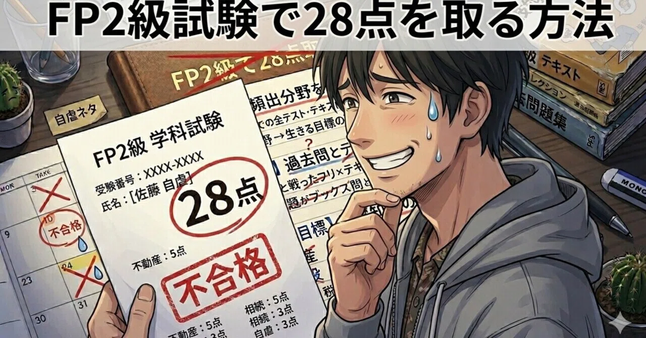 FP2級試験で28点取る方法／反省点｜大工が空き家を買って好き勝手に 