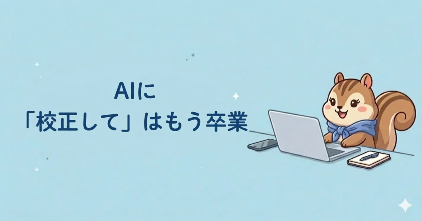 AIに「校正して」はもう卒業。情シス・事務・営業ですぐ使える文章