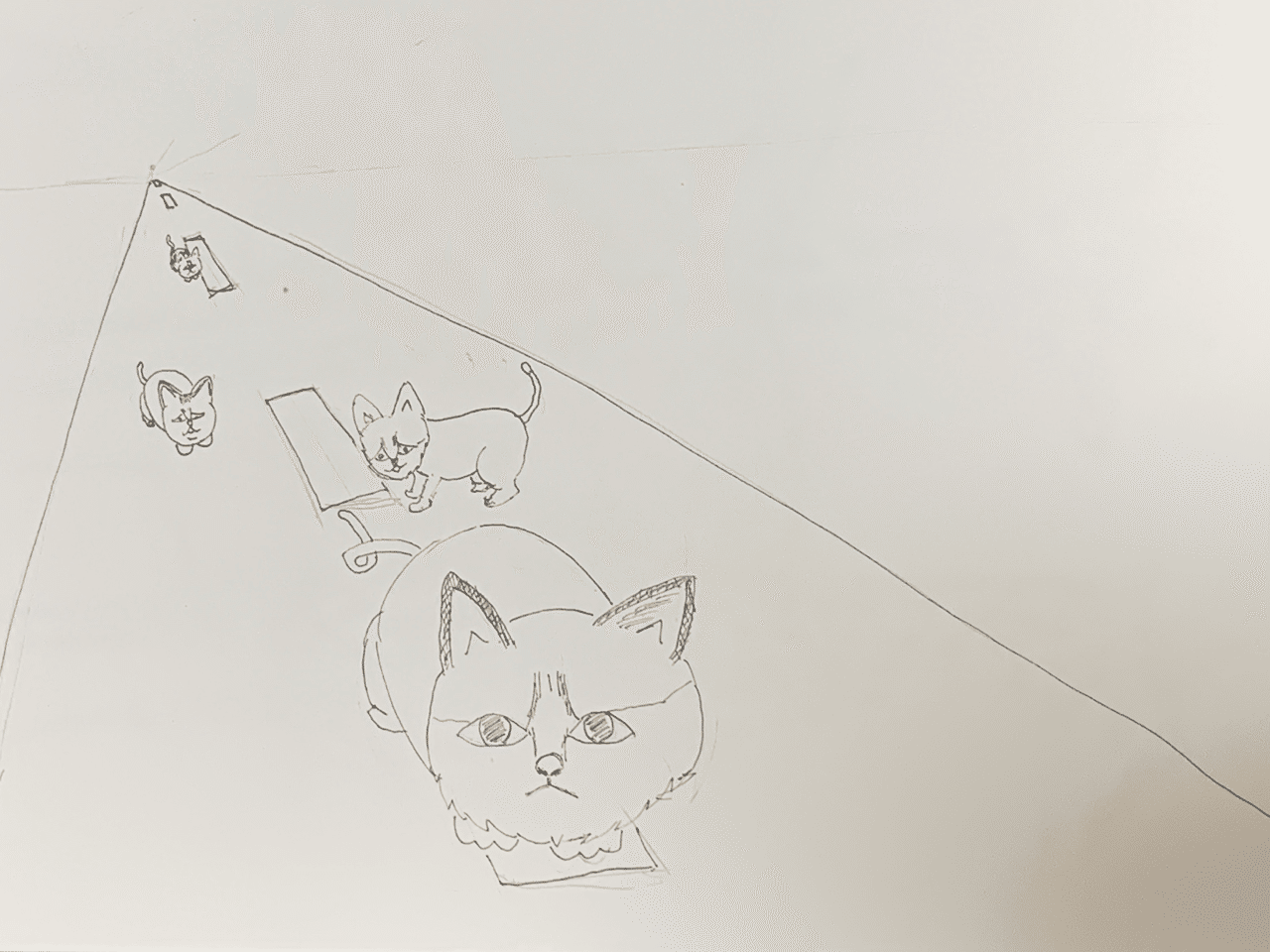 一点透視図法 創作意欲のご褒美に Note