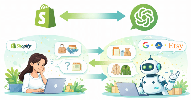 ShopifyもChatGPT連携へ。AIショッピング時代にチャットボットは何を担うのか