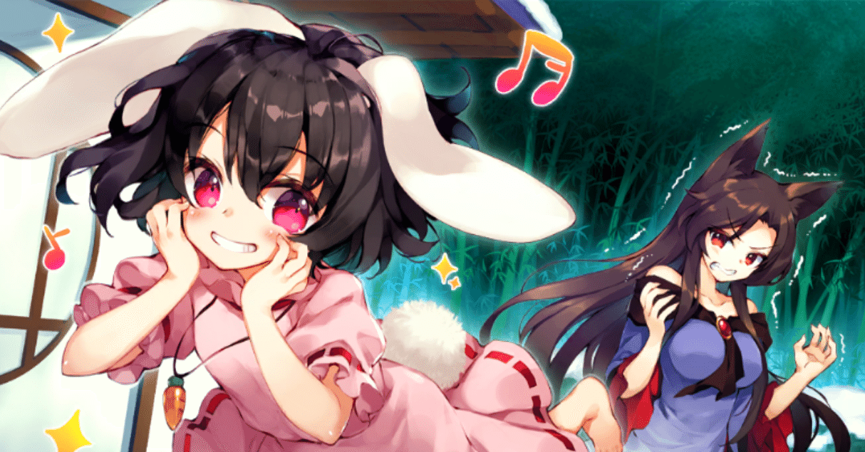 東方キャノンボールと因幡てゐ 東方lwも少しだけ みがわり Note